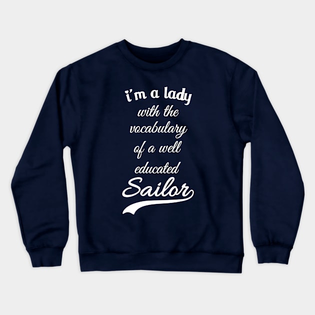 Sailor lady Crewneck Sweatshirt by b34poison